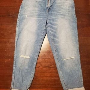 Loft high waisted boyfriend jeans